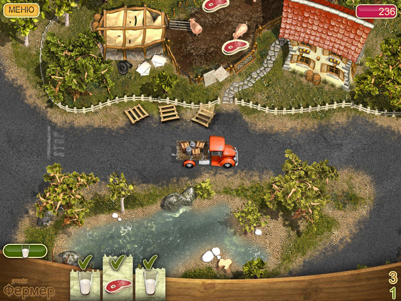Скриншот к мини игре YoudaФермер